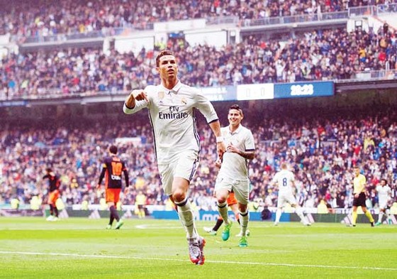 Cristiano Ronaldo vẫn đang tiếp tục chinh phục những kỷ lục ghi bàn