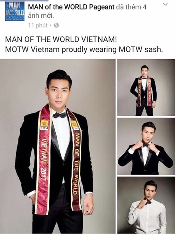 Siêu mẫu Hữu Long đại diện Việt Nam tham gia Nam Vương Thế giới 2017 ảnh 1