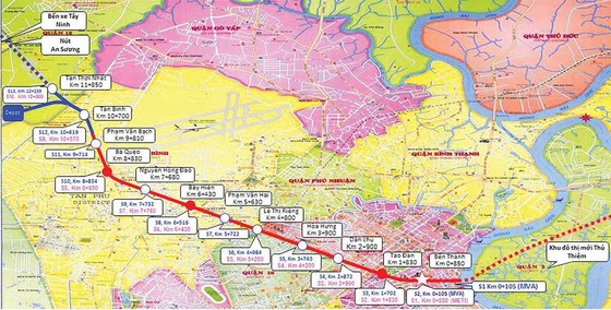 Dự án tuyến tàu điện ngầm số 2 (Bến Thành - Tham Lương)