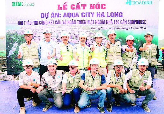 Cất nóc vượt tiến độ dự án Aqua City Hạ Long ảnh 1