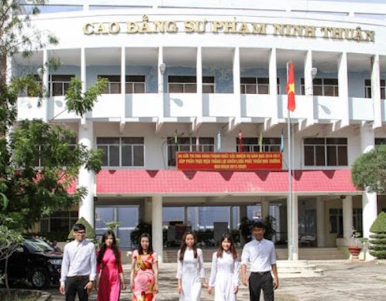 Trường CĐ Sư phạm Ninh Thuận. Ảnh: Báo Ninh Thuận