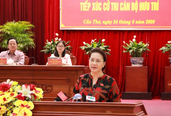 Chủ tịch Quốc hội Nguyễn Thị Kim Ngân tiếp xúc cử tri tại TP Cần Thơ ảnh 3 Chủ tịch Quốc hội Nguyễn Thị Kim Ngân tiếp xúc cử tri tại TP Cần Thơ ảnh 3