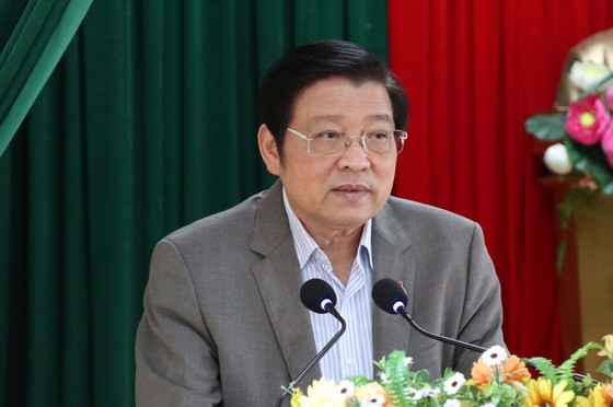 Trưởng Ban Nội chính Trung ương Phan Đình Trạc tiếp xúc cử tri tại xã Đạ Nhim (Lâm Đồng) ảnh 4