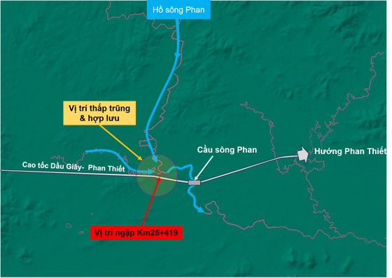 Chống ngập đường cao tốc Dầu Giây – Phan Thiết, phải theo quản lý tổng hợp lũ lưu vực sông  ảnh 1