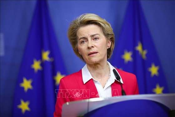 Chủ tịch Ủy ban châu Âu (EC), bà Ursula von der Leyen. Ảnh: TTXVN