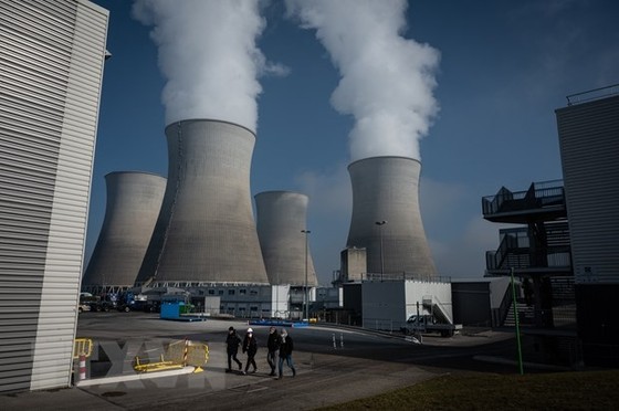 Quang cảnh nhà máy điện hạt nhân Bugey ở Saint-Vulbas, miền Đông Pháp. Ảnh: TTXVN