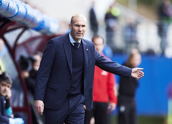 HLV Zidane đã có cho mình những toan tính riêng khi đối đầu với Juventus.Ảnh: Getty Images