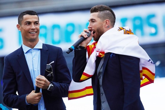 Ramos đã có tác động lớn đến quyết định ở lại của Ronaldo.  Ảnh: Getty Images