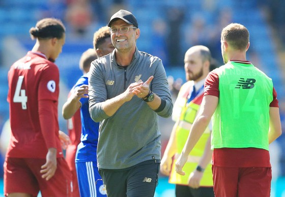 HLV Jurgen Klopp rất tự tin về chất lượng của Liverpool. Ảnh: Getty Images