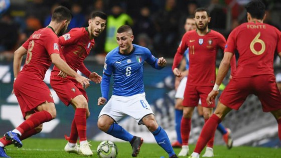 Bồ Đào Nha đã đạt được mục tiêu cầm hòa Italia để giành vé. Ảnh: Getty Images  