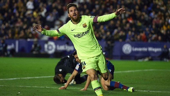 Lionel Messi tiếp tục tỏa sáng rực rỡ ở giai đoạn cuối năm. Ảnh: Getty Images  
