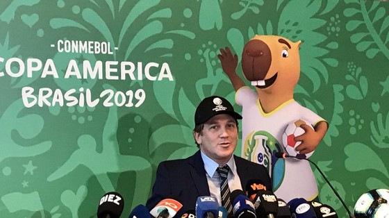 Chủ tịch LĐBĐ Nam Mỹ, Alejandro Dominguez xác nhận thể thức mới cho kỳ giải 2020. Ảnh: Getty Images