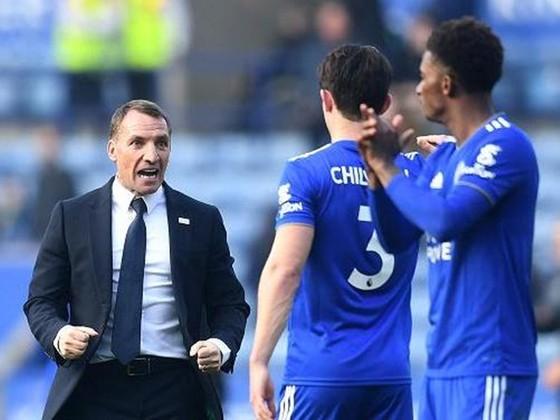 HLV Brendan Rodgers đang tận hưởng thành công cùng Leicester. Ảnh: Getty Images
