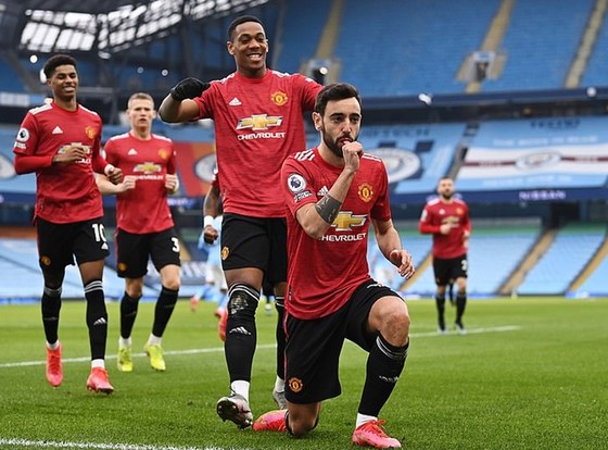 Chia tay derby Manchester trong danh dự, HLV Solskjaer thư giãn thừa nhận chức vô địch… là của Man.City ảnh 2