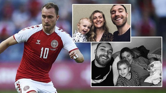 Eriksen vừa xuất viện đã đến thăm và động viên đồng đội ảnh 1