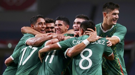 Mexico giành HCĐ môn bóng đá nam Olympic Tokyo 2020.