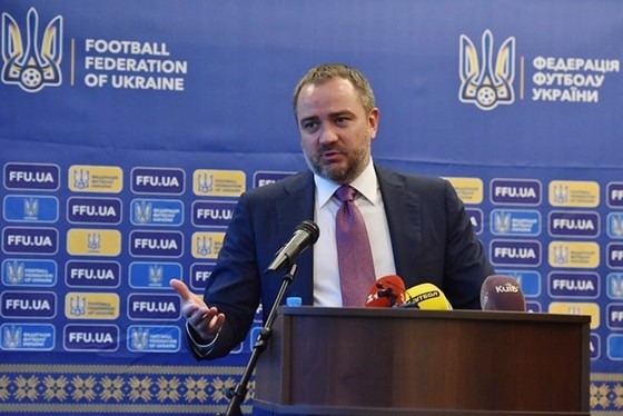 Chủ tịch Liên đoàn bóng đá Ukraine, Andriy Pavelko.