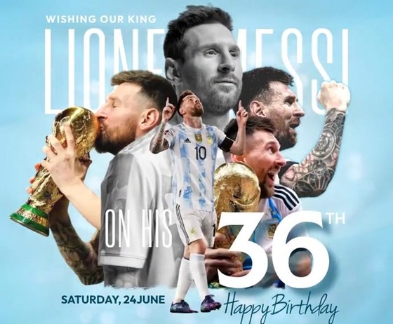 Football superstar Lionel Messi celebrated his 36th birthday on Saturday (June 24)