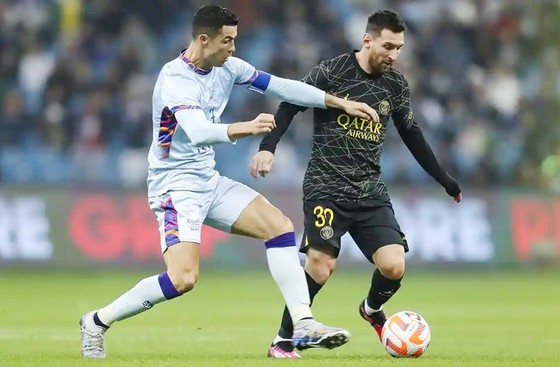 Lionel Messi từng đối đầu với đại kình địch Cristiano Ronaldo tại Riyadh Season Cup vào ngày 19-1-2023.