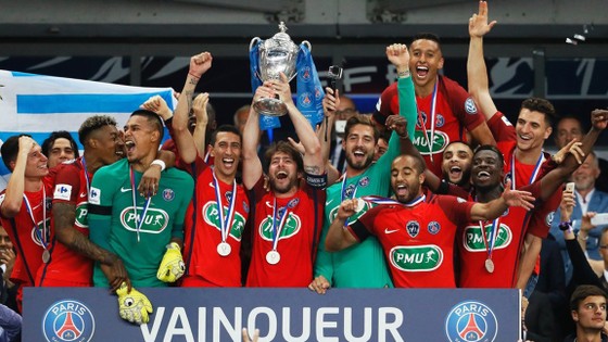 Đánh bại Angers, PSG có lần thứ 3 liên tiếp vô địch Cúp Quốc gia Pháp.