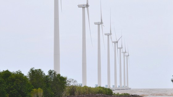 Điện gió, nguồn năng lượng tái tạo thực hiện thành công tại Bạc Liêu      Ảnh: CAO THĂNG