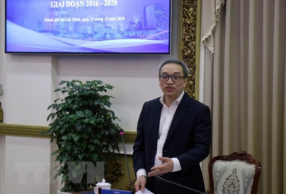 Thứ trưởng Bộ Thông tin và Truyền thông Phan Tâm phát biểu tại Hội nghị. Ảnh: TTXVN