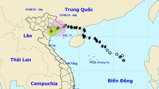 Bão số 3 đã suy yếu thành áp thấp nhiệt đới ảnh 2
