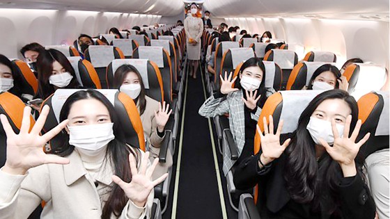 Những chuyến bay du lịch quốc tế không hạ cánh  sẽ bắt đầu từ tháng 12. Ảnh: Korea Times