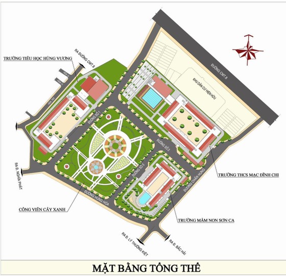Quy hoạch xây dựng cụm trường học tại khu đất công trình công cộng ở phường 6, quận Tân Bình, TPHCM