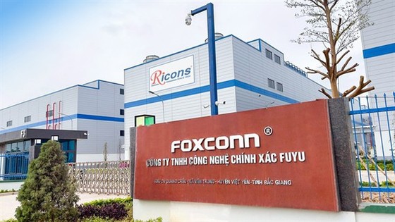 Nhà máy Foxconn tại Khu công nghiệp Quang Châu, Bắc Giang. Ảnh: Foxconn.