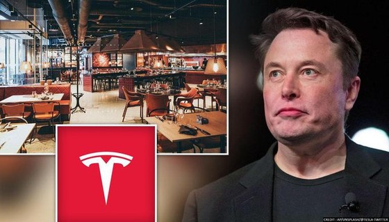 Tesla vừa nộp đơn đăng ký sử dụng logo chữ "T" cho dịch vụ nhà hàng (Ảnh: AP).