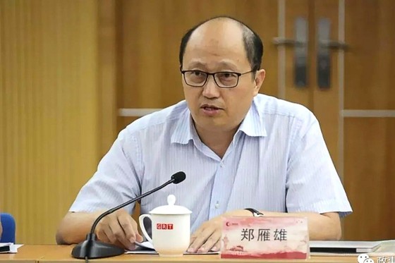 Zheng Yanxiong, người đứng đầu văn phòng an ninh quốc gia Bắc Kinh tại Hồng Kông. Ảnh: Handout