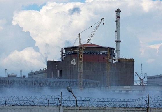 Nhà máy điện hạt nhân Zaporizhzhia của Ukraine. Ảnh: Reuters