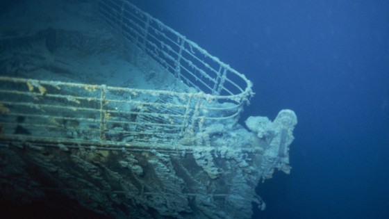 Xác tàu Titanic, nơi tàu lặn Tintan chở người tham quan.