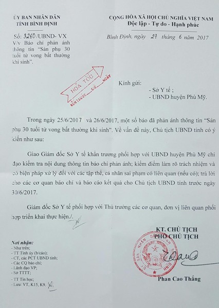 Vụ sản phụ 30 tuổi tử vong: Đề nghị kiểm thảo tử vong ảnh 1