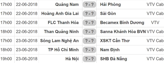 Lịch thi đấu vòng 15 Nuti Cafe V.League 2018: Hoàng Anh Gia Lai gặp Sài Gòn ảnh 1