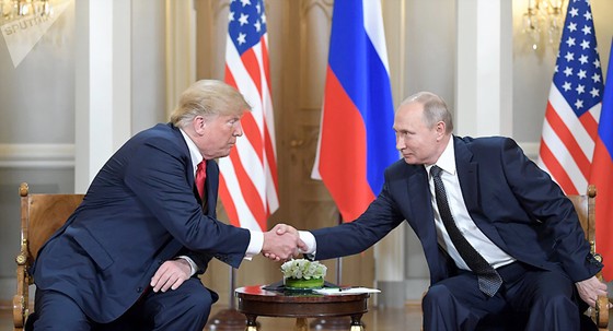 Tổng thống Mỹ Donald Trump hội đàm với Tổng thống Nga Vladimir Putin tại Helsinki, Phần Lan