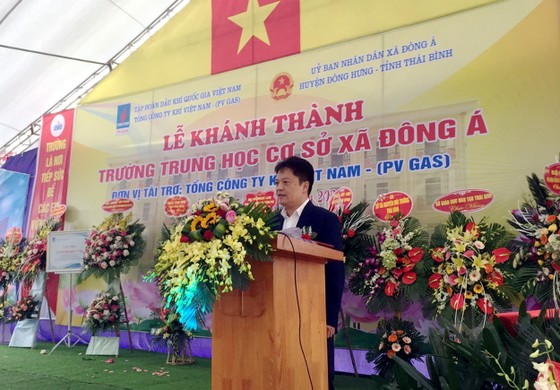 PV GAS tài trợ xây dựng Trường THCS Đông Á, Thái Bình ảnh 1