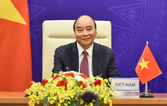 Chủ tịch nước Nguyễn Xuân Phúc dự Phiên khai mạc Hội nghị thượng đỉnh về Khí hậu. Ảnh: VGP