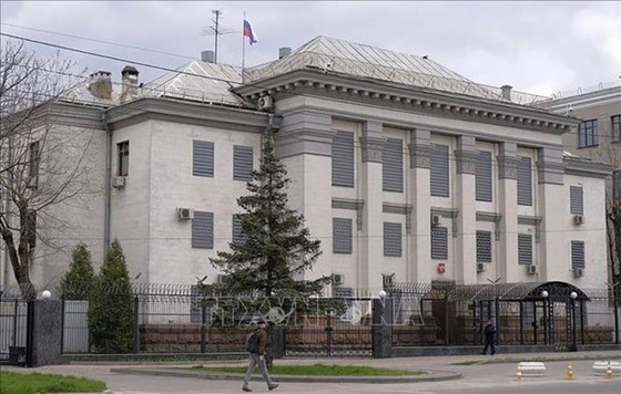 Đại sứ quán Nga ở Ukraine. Ảnh: TASS/TTXVN