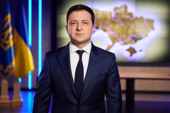 Tổng thống Ukraine Vlodymyr Zelensky