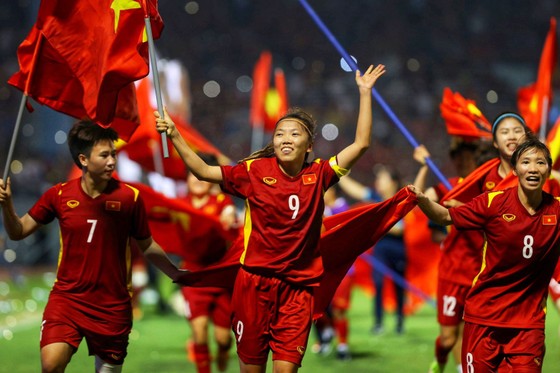 Đội tuyển nữ Việt Nam có nhiều điểm sáng trong năm 2022. Ảnh: ĐOÀN NHẬT