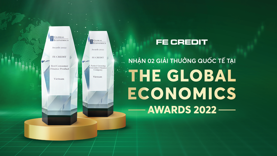 FE CREDIT vinh dự nhận hai giải thưởng quốc tế từ tạp chí The Global Economics