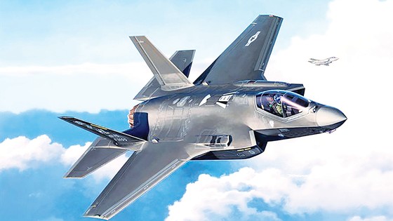 Máy bay tàng hình F35 do Lockheed Martin sản xuất, một trong những vũ khí xuất khẩu chủ lực của Mỹ