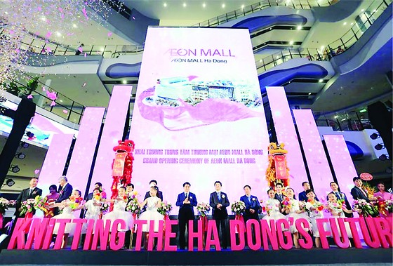 Liên danh Kajima - Hòa Bình bàn giao dự án Aeon Mall Hà Đông vượt tiến độ ảnh 1