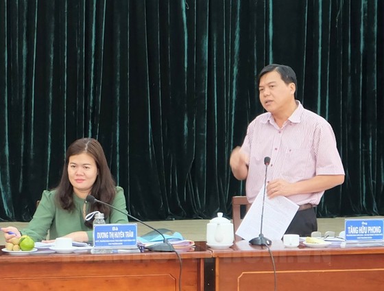 Trưởng Ban Văn hóa - Xã hội HĐND TPHCM Tăng Hữu Phong phát biểu kết luận buổi giám sát. Ảnh: https://hcmcpv.org.vn