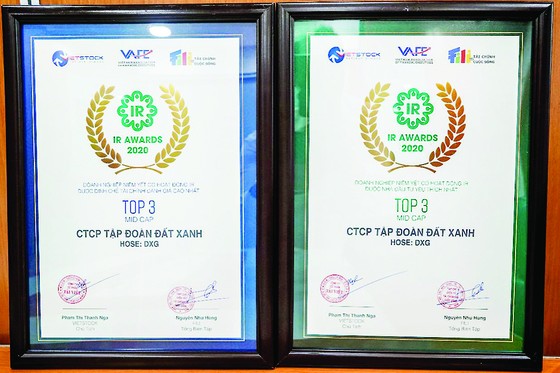 Tập đoàn Đất Xanh lập cú đúp giải thưởng tại IR Awards 2020 ảnh 1