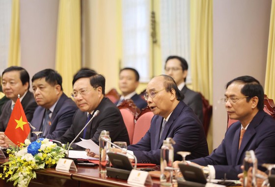 Chủ tịch nước Nguyễn Xuân Phúc hội đàm với Tổng Thư ký Liên hiệp quốc António Guterres ảnh 4