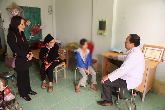 18 em học sinh ở Cao Bằng mắc chứng rối loạn phân ly tập thể đang được theo dõi sức khỏe. Ảnh: Sở Y tế Cao Bằng