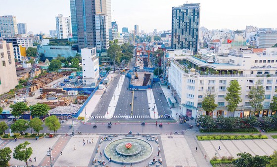 Hạ tầng  khu trung tâm TPHCM được chỉnh trang  xứng tầm  thành phố  hiện đại  bậc nhất  cả nước Ảnh:  DŨNG PHƯƠNG